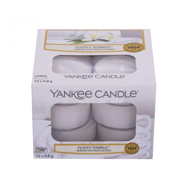 Yankee Candle Fluffy Towels Ароматна свещ 117,6 гр