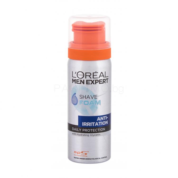 L&#039;Oréal Paris Men Expert Anti-Irritation Пяна за бръснене за мъже 50 ml