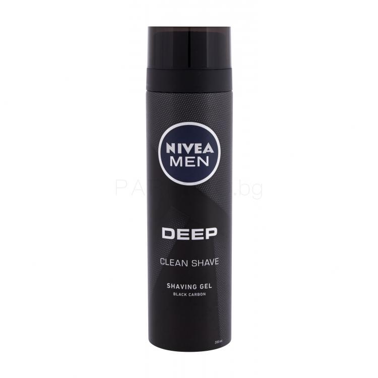 Nivea Men Deep Clean Гел за бръснене за мъже 200 ml