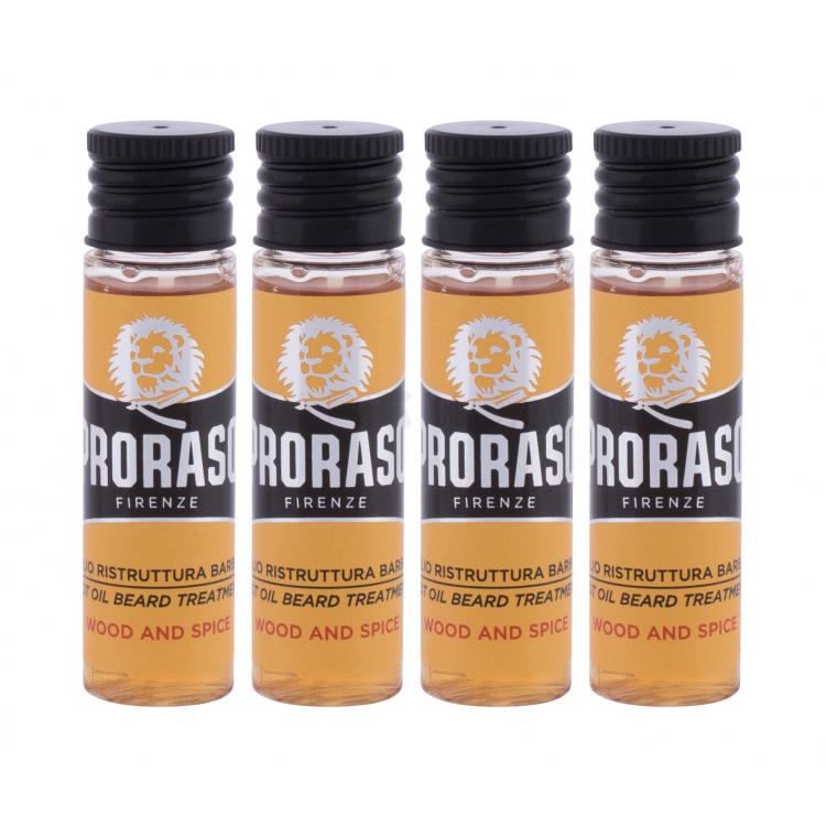 PRORASO Wood &amp; Spice Hot Oil Beard Treatment Олио за брада за мъже 68 ml