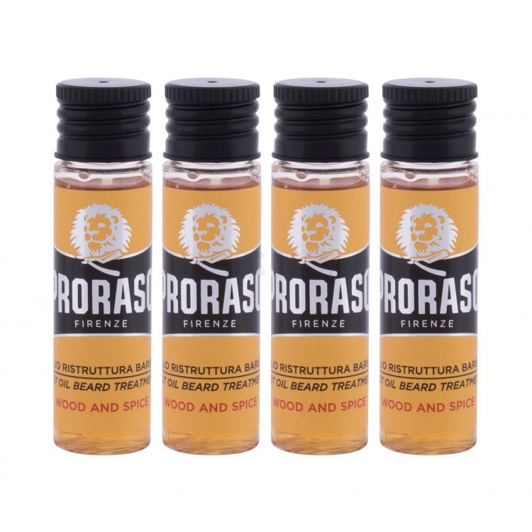 PRORASO Wood &amp; Spice Hot Oil Beard Treatment Олио за брада за мъже 68 ml