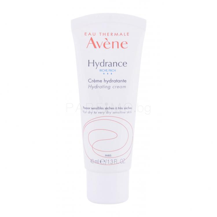 Avene Hydrance Rich Дневен крем за лице за жени 40 ml