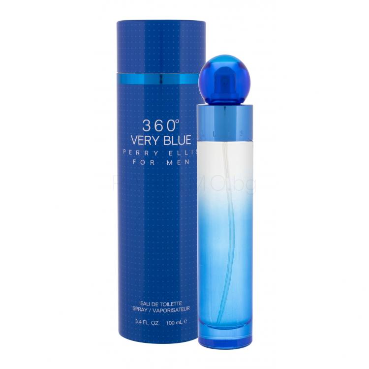 Perry Ellis 360° Very Blue Eau de Toilette за мъже 100 ml