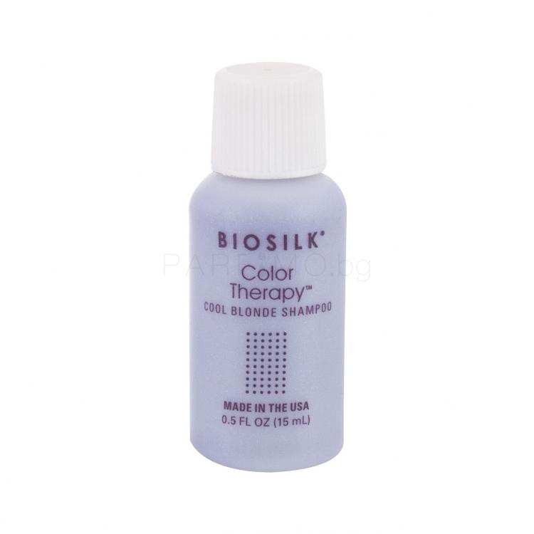 Farouk Systems Biosilk Color Therapy Cool Blonde Шампоан за жени 15 ml