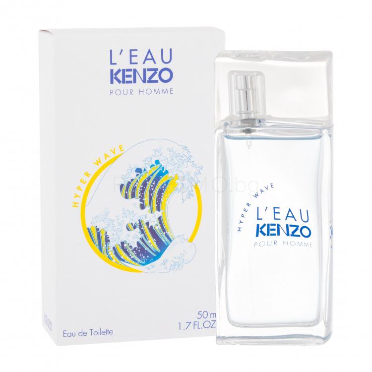 KENZO L´Eau Kenzo Pour Homme Hyper Wave Eau de Toilette за мъже 50 ml