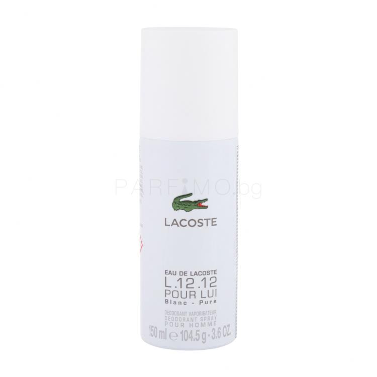 Lacoste L.12.12 Blanc Дезодорант за мъже 150 ml