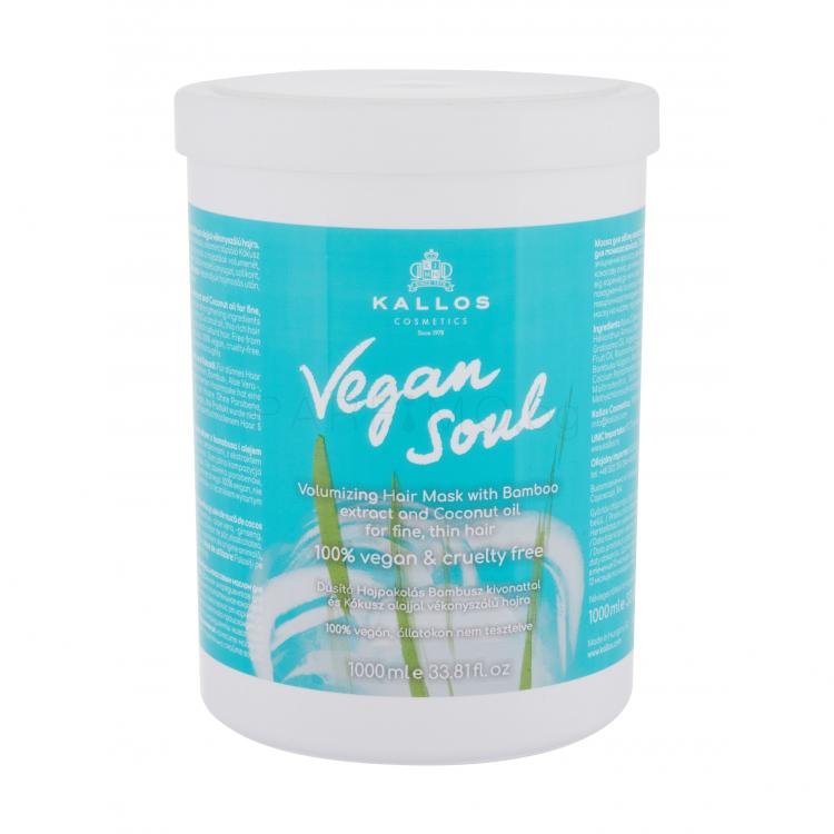 Kallos Cosmetics Vegan Soul Volumizing Маска за коса за жени 1000 ml