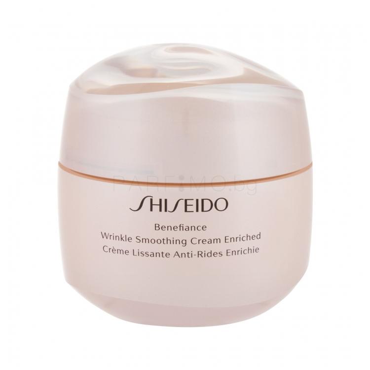 Shiseido Benefiance Wrinkle Smoothing Cream Enriched Дневен крем за лице за жени 75 ml
