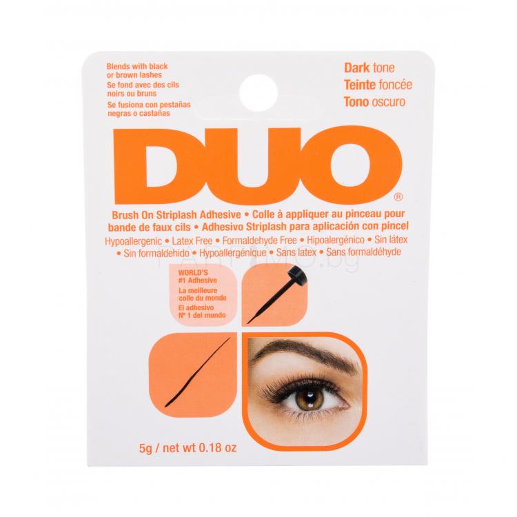 Ardell Duo Brush On Striplash Adhesive Dark Tone Лепило за мигли за жени 5 g