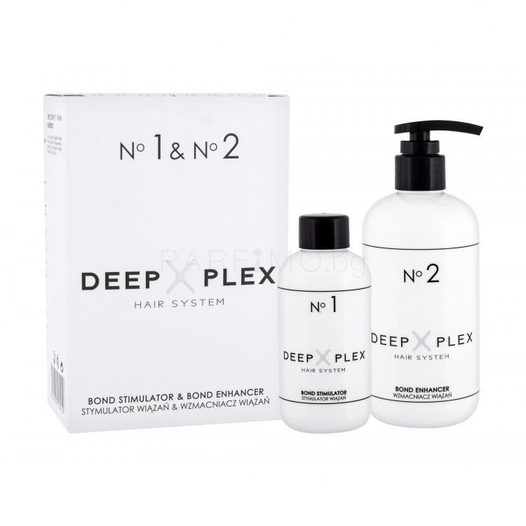 Stapiz Deep_Plex No. 1 &amp; No. 2 Подаръчен комплект стимулатор Deep Plex Bond Stimulator No. 1 150 ml + подобрител Deep Plex Bond Enhancer No. 2 290 ml