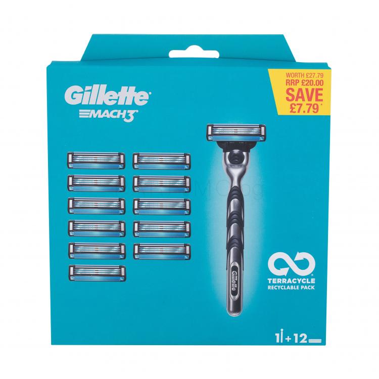 Gillette Mach3 Самобръсначка за мъже Комплект