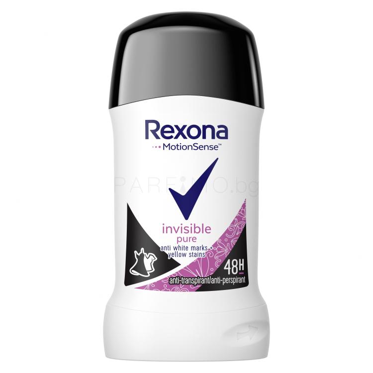 Rexona MotionSense Invisible Pure 48H Антиперспирант за жени 40 ml
