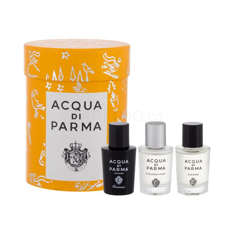 Acqua di Parma Colonia Подаръчен комплект одеколон Colonia 5 ml + одеколон Colonia Essenza 5 ml + одеколон Colonia Pura 5 ml