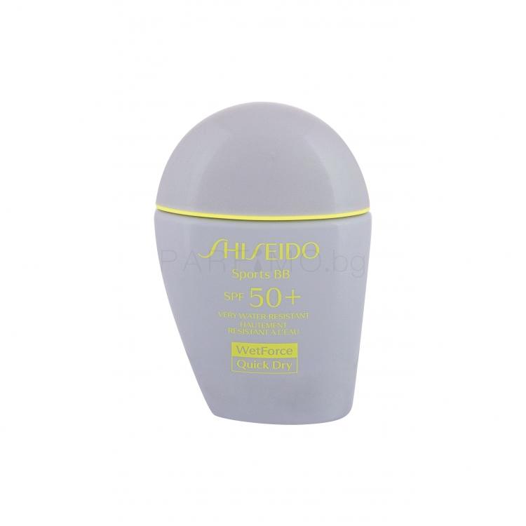 Shiseido Sports BB WetForce SPF50+ BB крем за жени 30 ml Нюанс Light ТЕСТЕР