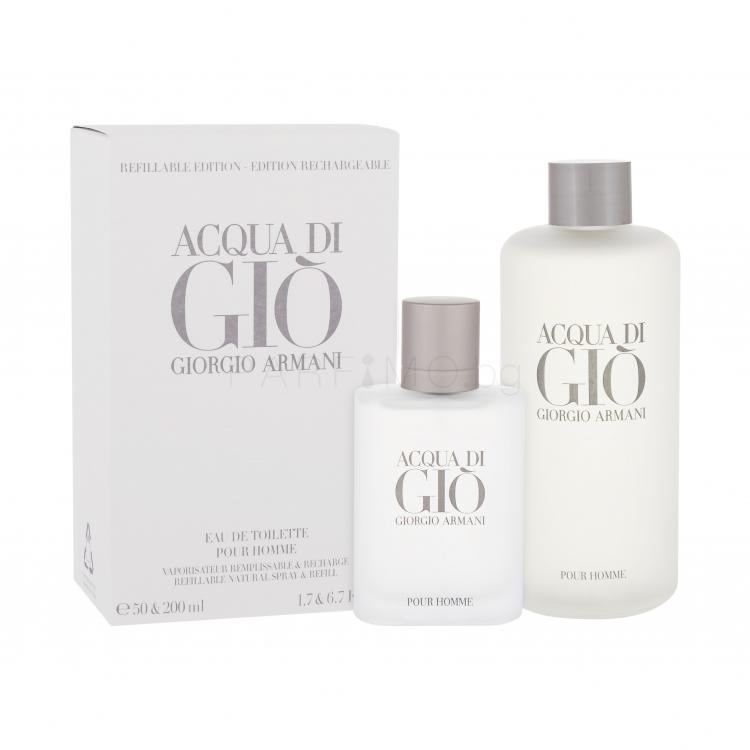 Giorgio Armani Acqua di Giò Pour Homme Подаръчен комплект EDT 50 ml + EDT пълнител 200 ml