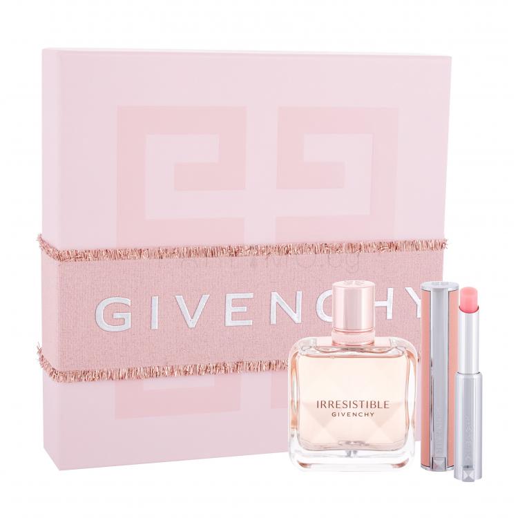 Givenchy Irresistible Подаръчен комплект EDP 50 ml + балсам за устни Le Rose Perfecto 2,2 g 01 Perfect Pink