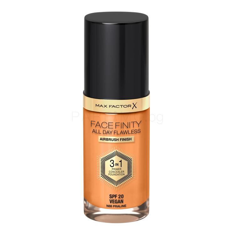 Max Factor Facefinity All Day Flawless SPF20 Фон дьо тен за жени 30 ml Нюанс N88 Praline