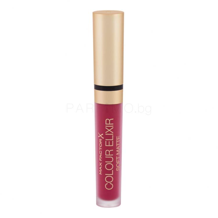 Max Factor Colour Elixir Soft Matte Червило за жени 4 ml Нюанс 025 Raspberry Haze