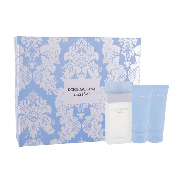 Dolce&amp;Gabbana Light Blue Подаръчен комплект EDT 50ml + 50ml крем за тяло + 50ml душ гел