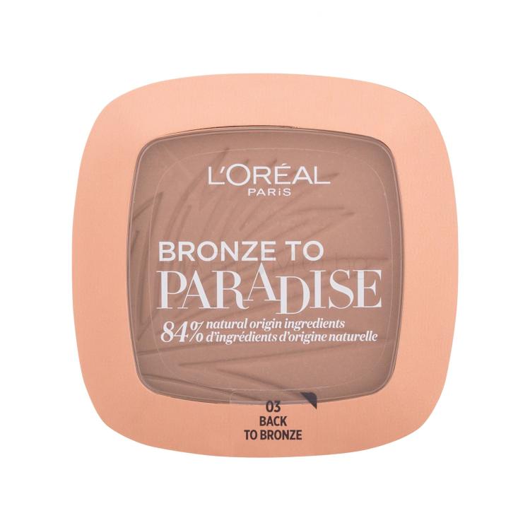 L&#039;Oréal Paris Bronze To Paradise Бронзант за жени 9 гр Нюанс 03 Back To Bronze