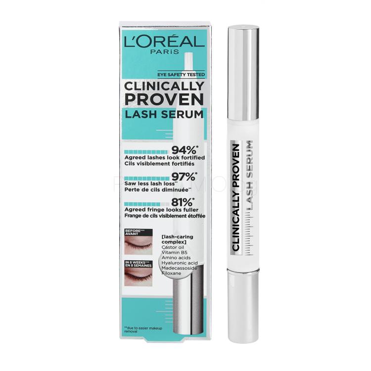 L&#039;Oréal Paris Clinically Proven Lash Serum Грижа за мигли и вежди за жени 1,9 ml