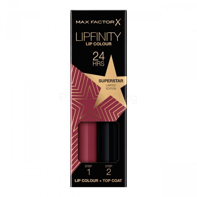 Max Factor Lipfinity 24HRS Lip Colour Червило за жени 4,2 гр Нюанс 086 Superstar