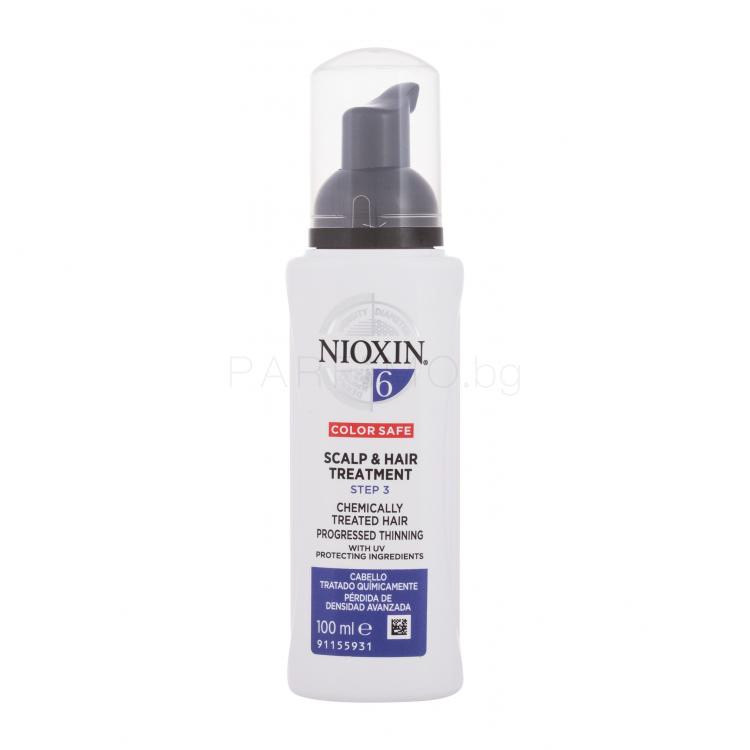 Nioxin System 6 Scalp &amp; Hair Treatment Грижа „без отмиване“ за жени 100 ml
