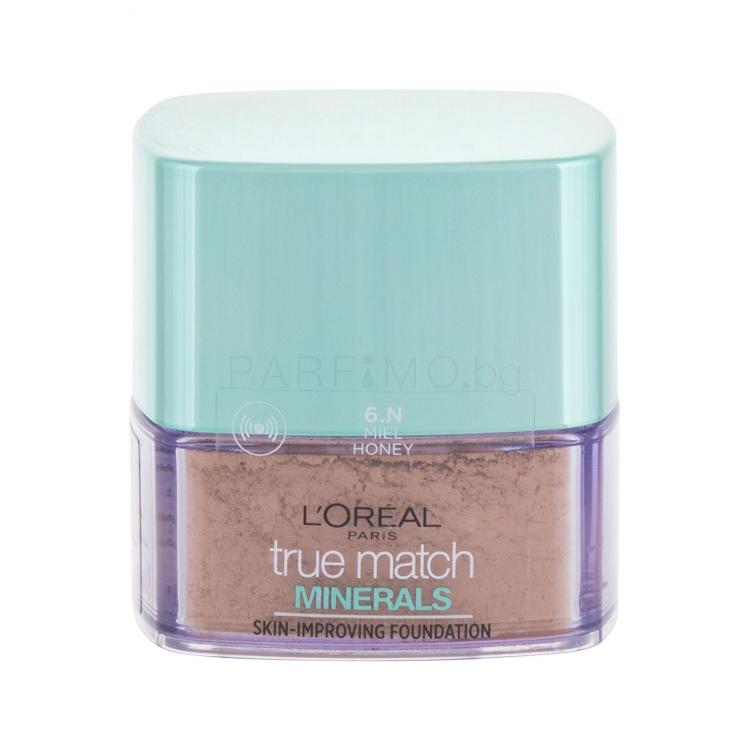 L&#039;Oréal Paris True Match Minerals Skin-Improving Фон дьо тен за жени 10 гр Нюанс 6.N Honey
