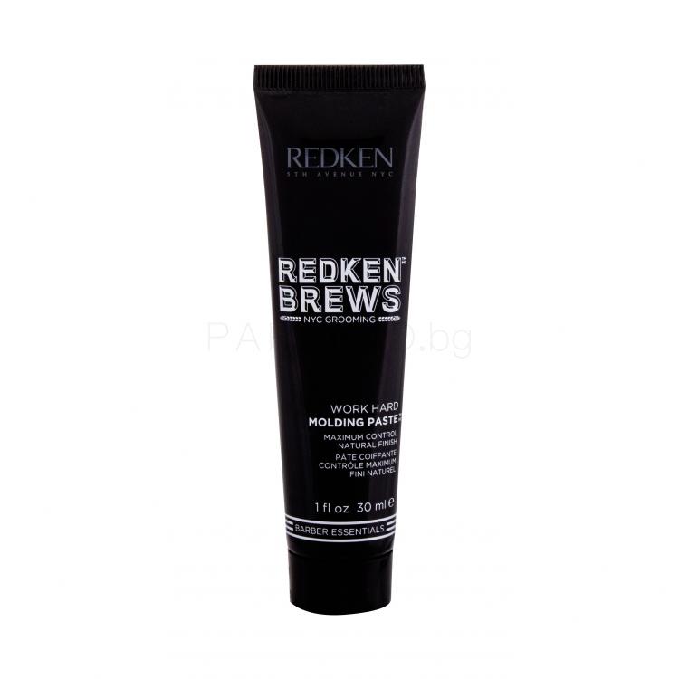 Redken Brews Hard Molding Paste Восък за коса за мъже 30 ml