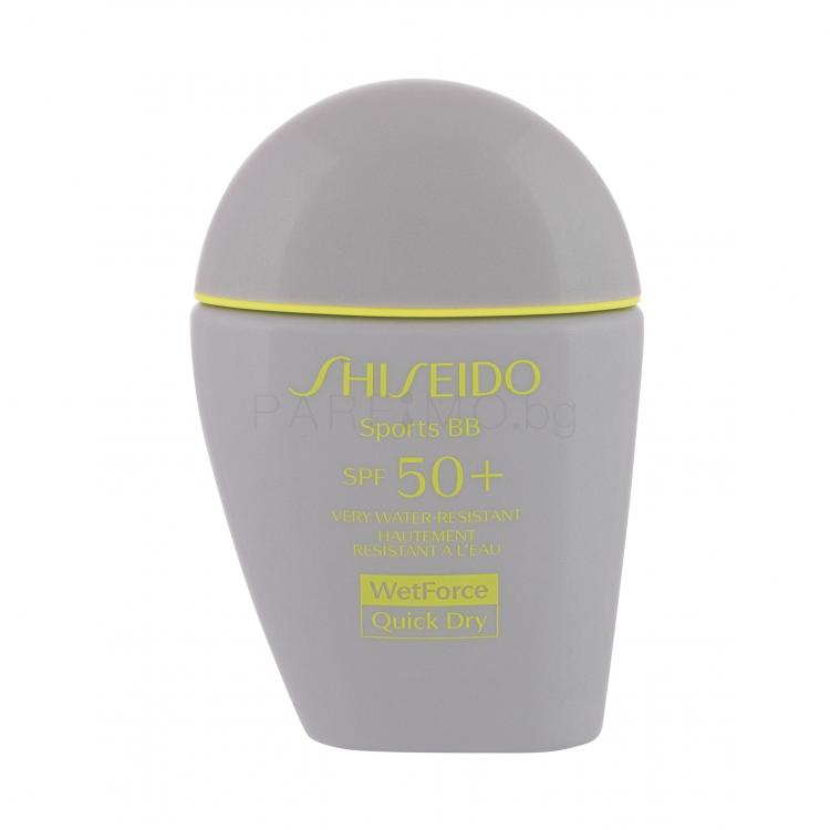 Shiseido Sports BB WetForce SPF50+ BB крем за жени 30 ml Нюанс Dark ТЕСТЕР