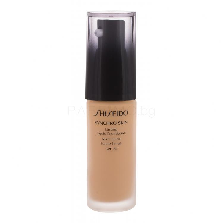 Shiseido Synchro Skin Lasting Liquid Foundation SPF20 Фон дьо тен за жени 30 ml Нюанс Golden 4