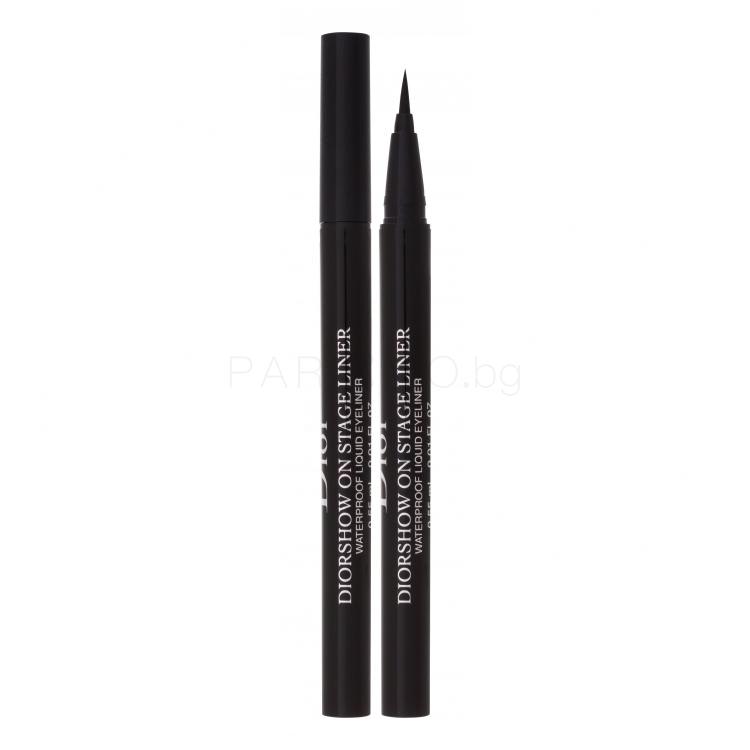 Dior Diorshow On Stage Liner Waterproof Очна линия за жени 0,55 ml Нюанс 096 Satin Black