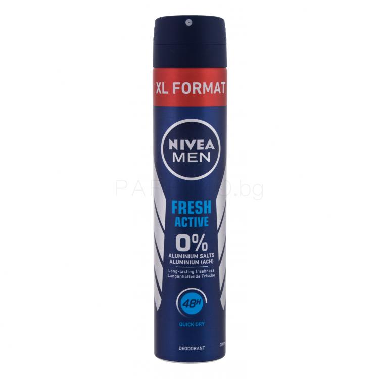 Nivea Men Fresh Active 48h Дезодорант за мъже 200 ml