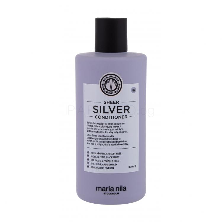 Maria Nila Sheer Silver Балсам за коса за жени 300 ml