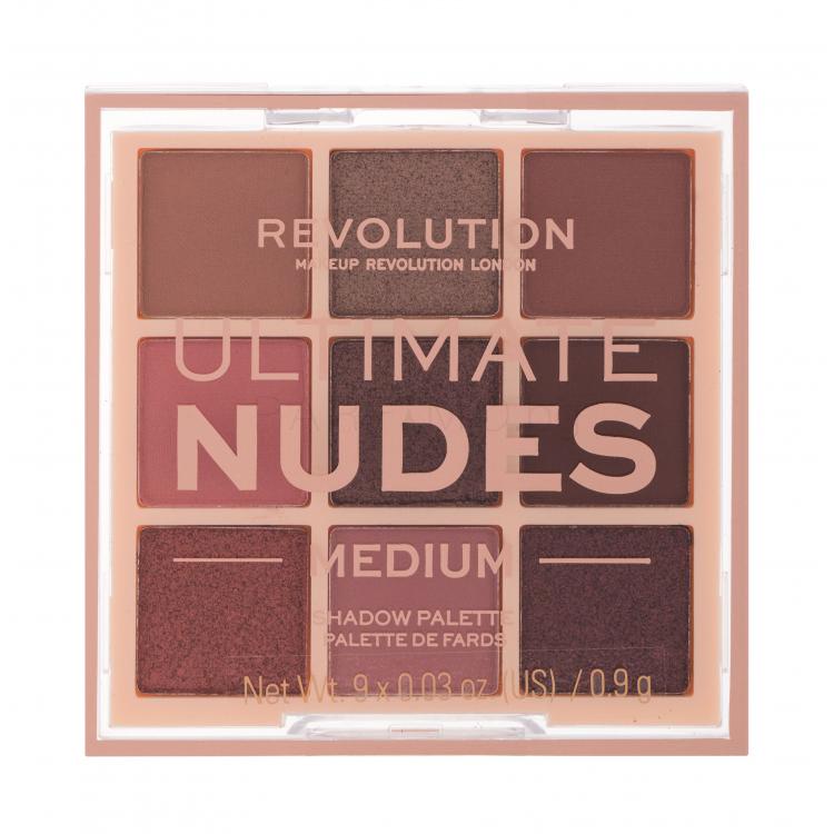Makeup Revolution London Ultimate Nudes Сенки за очи за жени 8,1 g Нюанс Medium