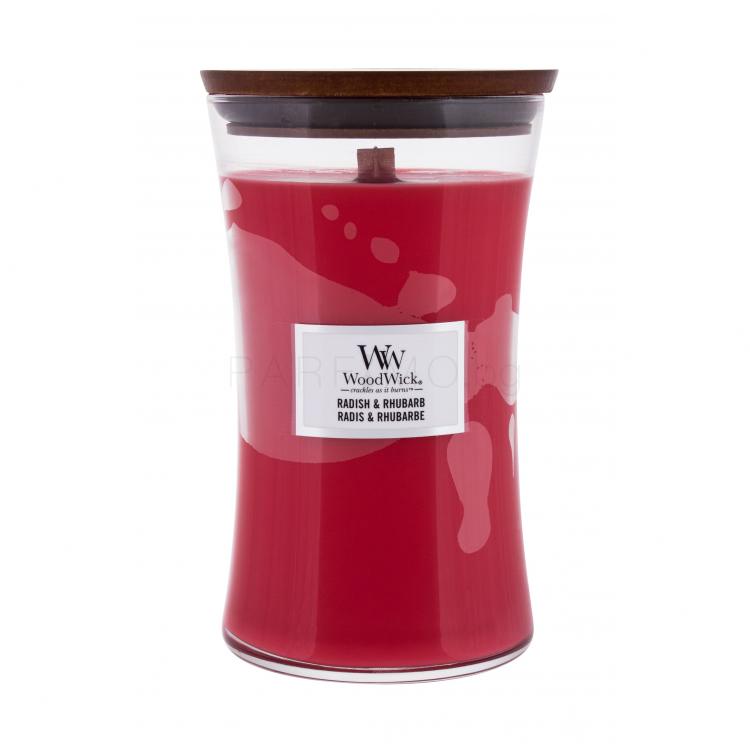WoodWick Radish &amp; Rhubarb Ароматна свещ 610 гр