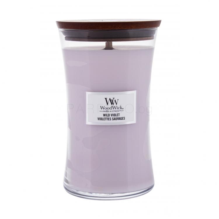 WoodWick Wild Violet Ароматна свещ 610 g