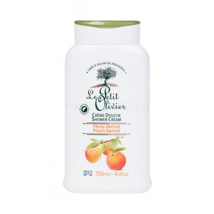 Le Petit Olivier Shower Peach Apricot Душ крем за жени 250 ml