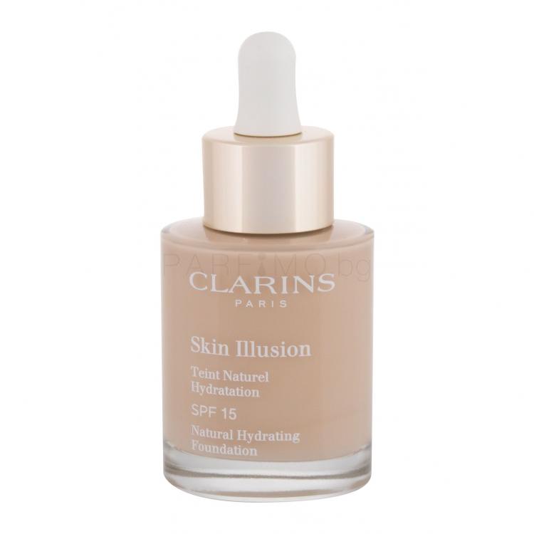 Clarins Skin Illusion Natural Hydrating SPF15 Фон дьо тен за жени 30 ml Нюанс 103 Ivory