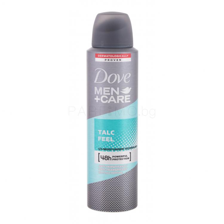 Dove Men + Care Talc Feel 48h Антиперспирант за мъже 150 ml