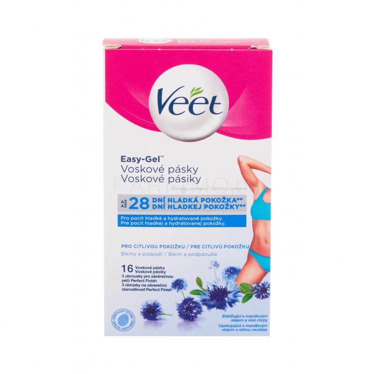 Veet EasyGel Wax Strips Bikini and Armpit Sensitive Skin Продукти за