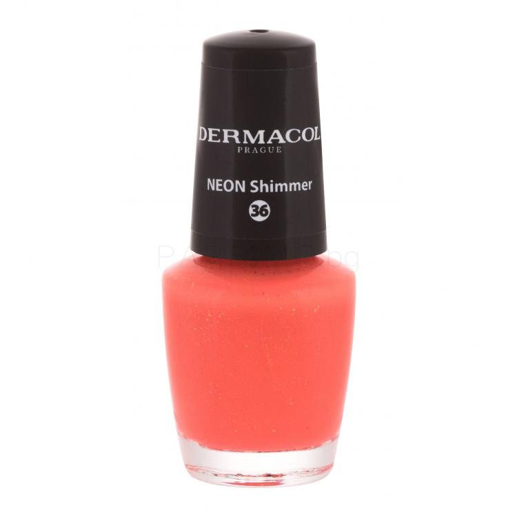 Dermacol Neon Лак за нокти за жени 5 ml Нюанс 36 Neon Shimmer
