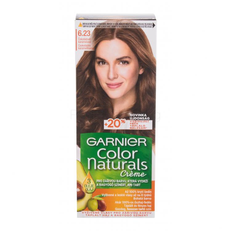 Garnier Color Naturals Créme Боя за коса за жени 40 ml Нюанс 6,23 Chocolate Caramel