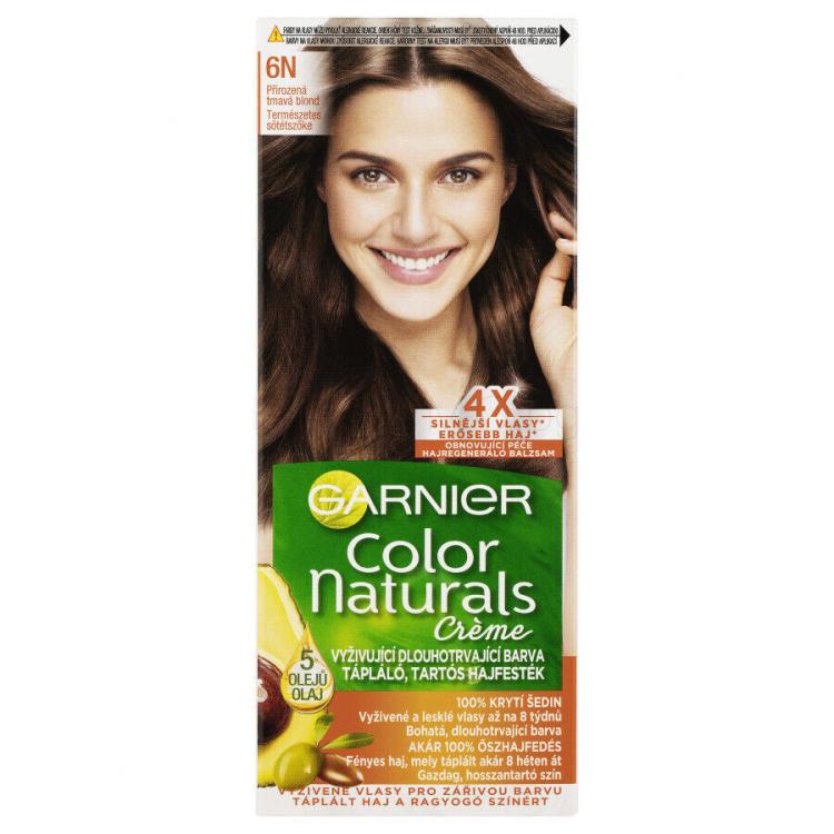 Garnier Color Naturals Créme Боя за коса за жени 40 ml Нюанс 6N Nude Dark Blonde