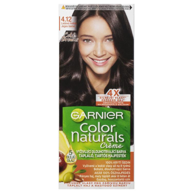 Garnier Color Naturals Créme Боя за коса за жени 40 ml Нюанс 4,12 Icy Brown
