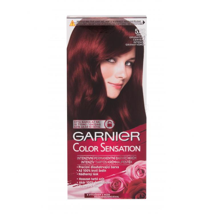 Garnier Color Sensation Боя за коса за жени 40 ml Нюанс 5.62 Intense Precious Garnet