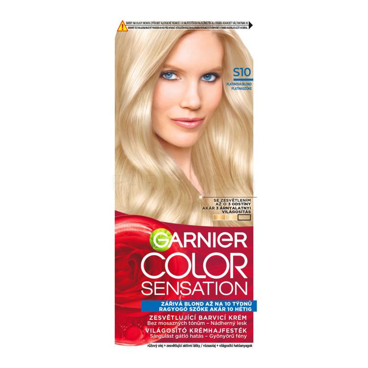 Garnier Color Sensation Боя за коса за жени 40 ml Нюанс S10 Silver Blonde