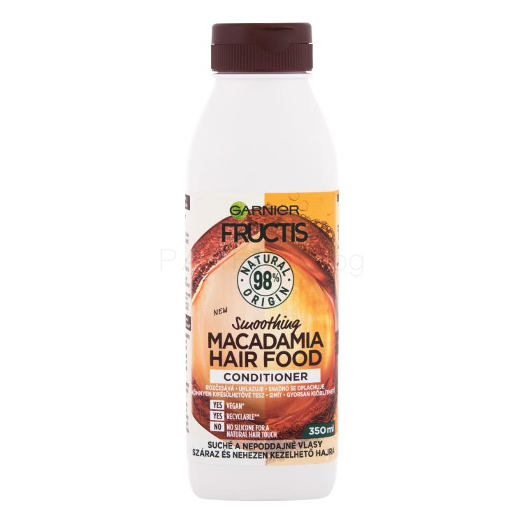 Garnier Fructis Hair Food Macadamia Smoothing Conditioner Балсам за коса за жени 350 ml