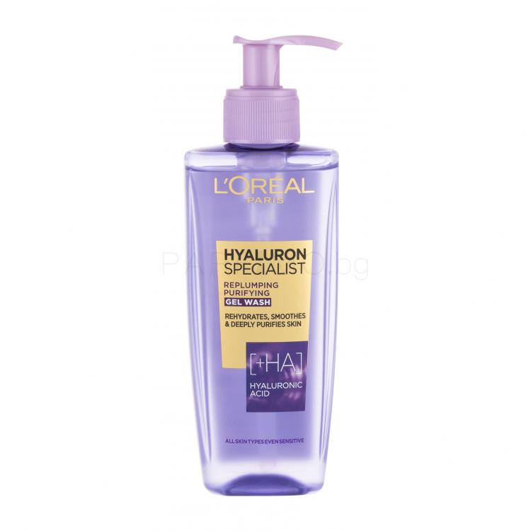 L&#039;Oréal Paris Hyaluron Specialist Replumping Purifying Gel Wash Почистващ гел за жени 200 ml