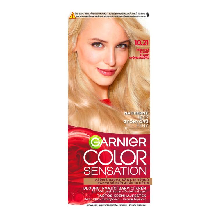 Garnier Color Sensation Боя за коса за жени 40 ml Нюанс 10,21 Pearl Blond